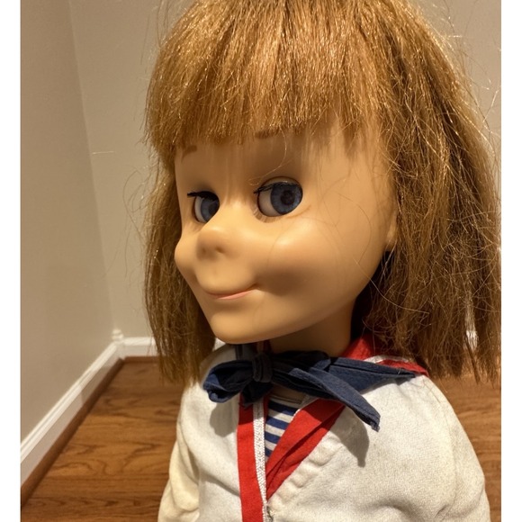 Mattel 1963 Charmin Chatty Doll With Box & 5 Records Vintage Collectible - Picture 6 of 10